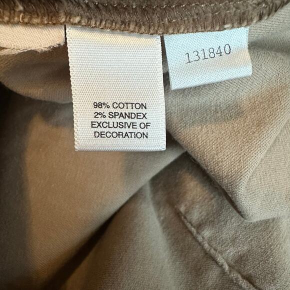 Ann Taylor Tan, Crushed Velour, Flared Leg Pants- 4 - Picture 6 of 12